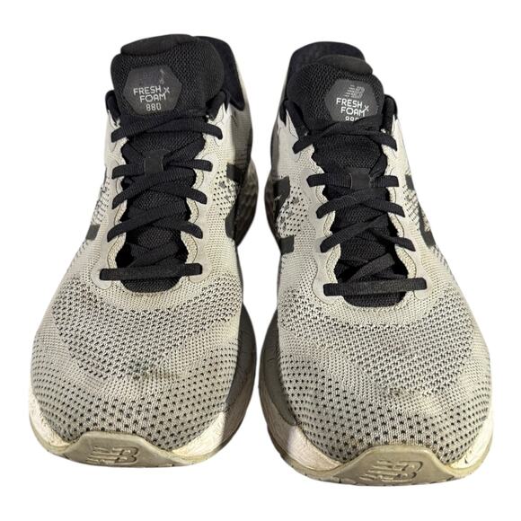 New Balance Fresh Foam Running Shoes Gray Black Men’s Size 12 Comfort - Picture 3 of 8